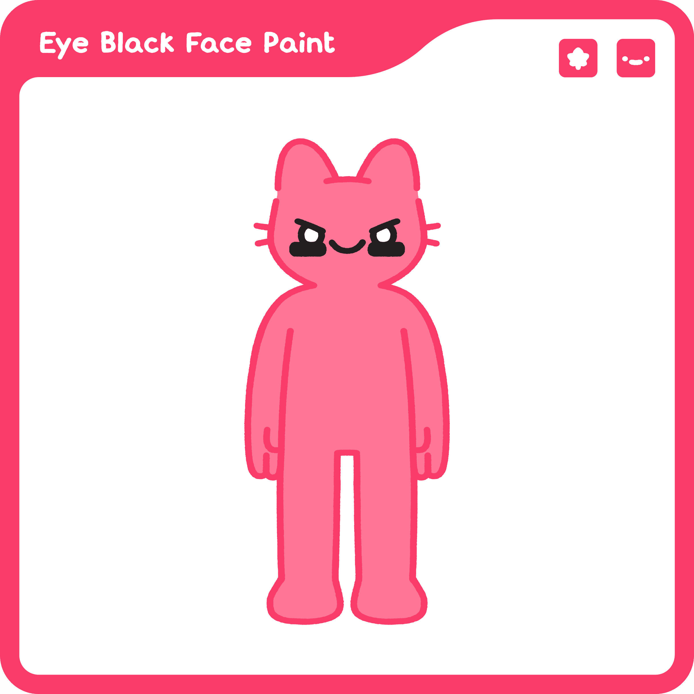 Eye Black Face Paint