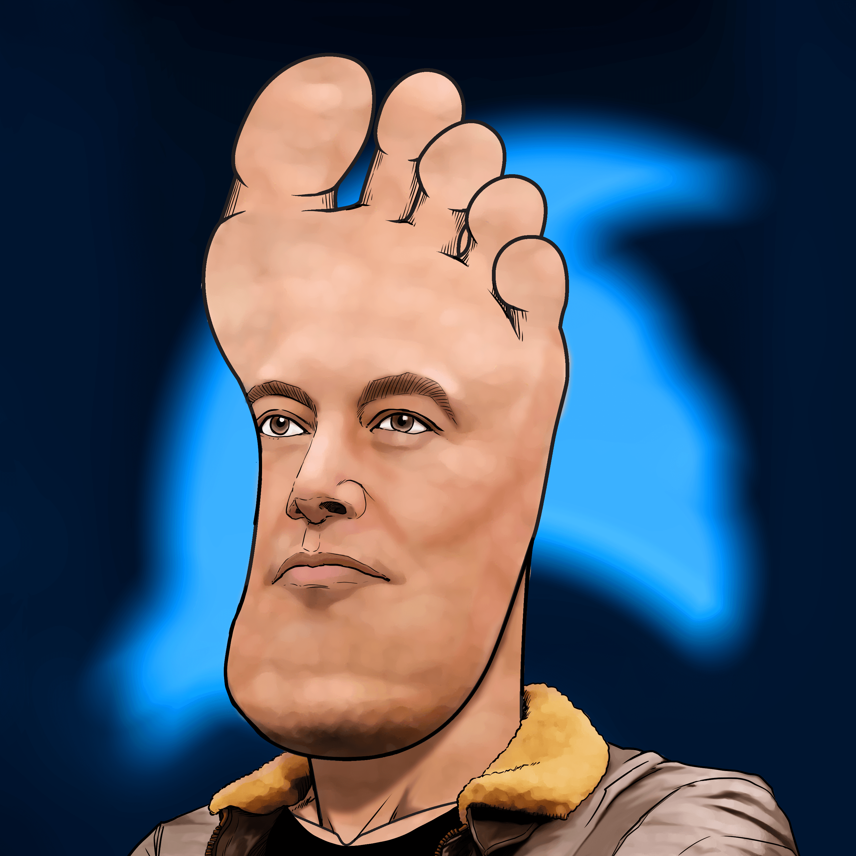 Mr. footface #131 : Toelon  Musk