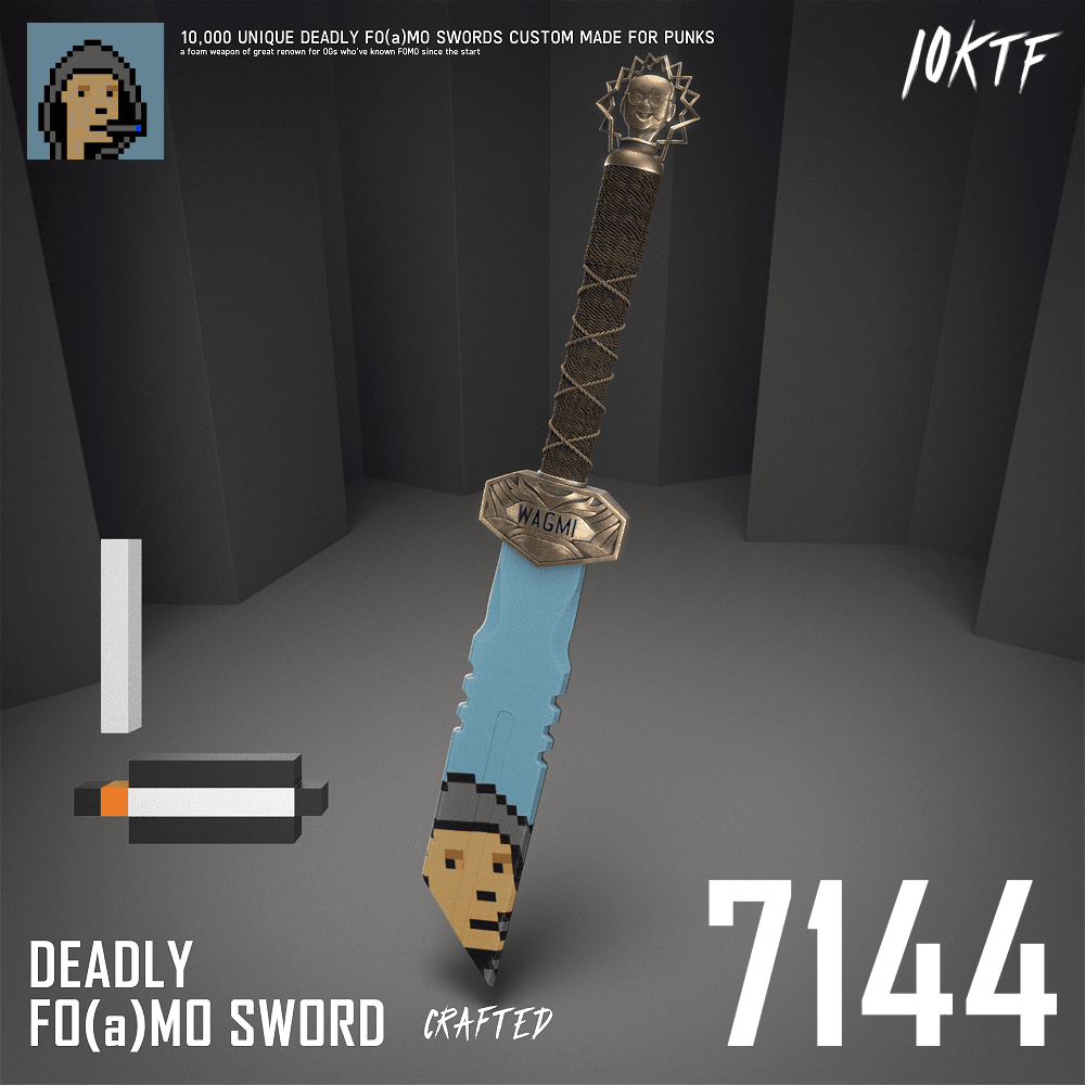 Punk Deadly FO(a)MO Sword #7144