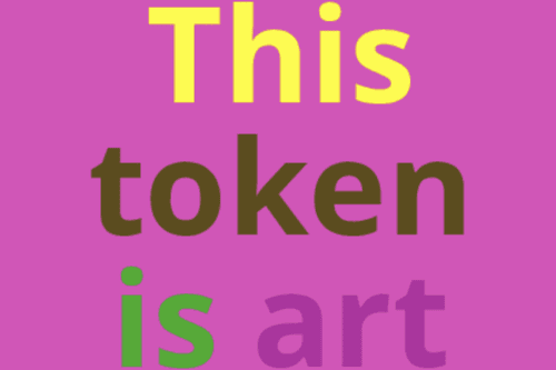 Is Art (Token, Democratic Palette)