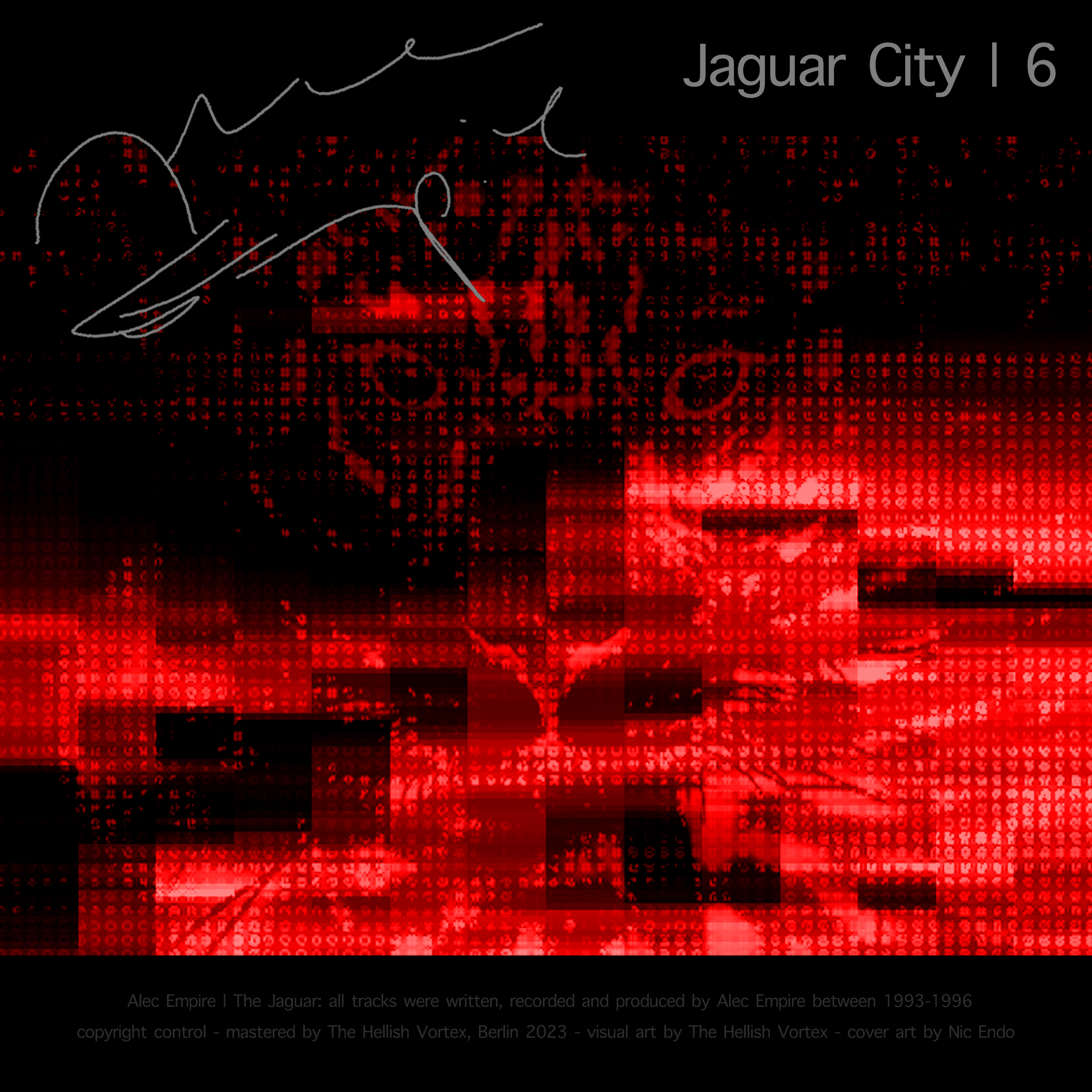 Alec Empire - The Jaguar / Jaguar City (autographed / original 12" dubplate NFT)