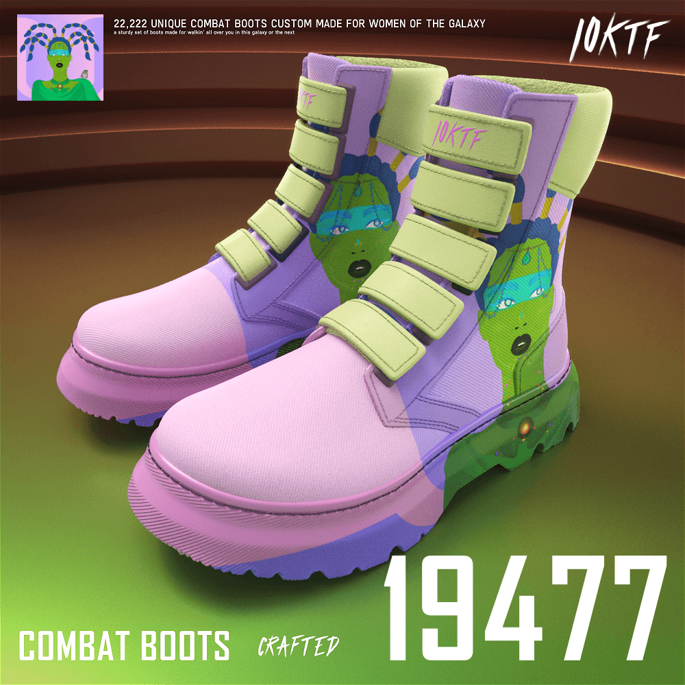 Galaxy Combat Boots #19477