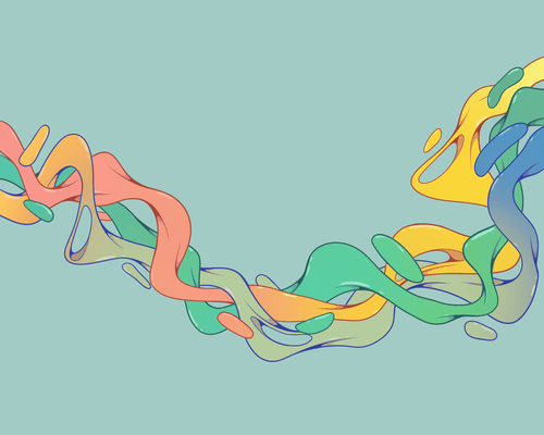 Making of the Biomorphic Abstract Strings