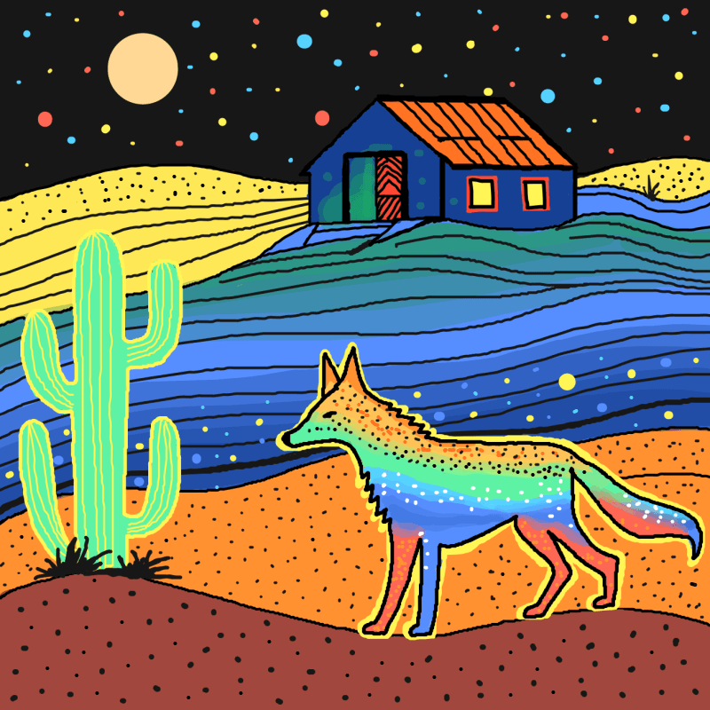 Moonlit Desert Fox – Art Gobbler Page 1488