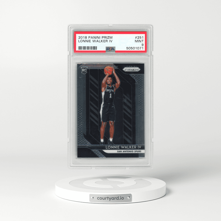 2018 Panini Prizm #251 Lonnie Walker IV (PSA 9 MINT)