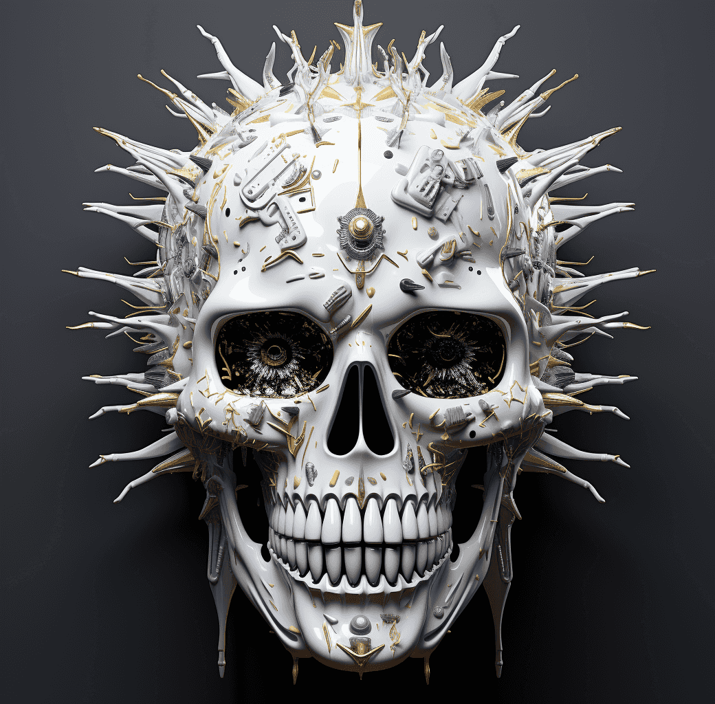Spiked Skulls by SmokeSolid #29