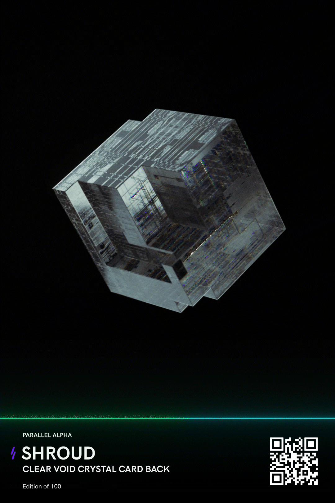 Shroud Clear Void Crystal Collectible Card Back