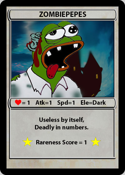 ZOMBIEPEPES | Series 6 Card 13