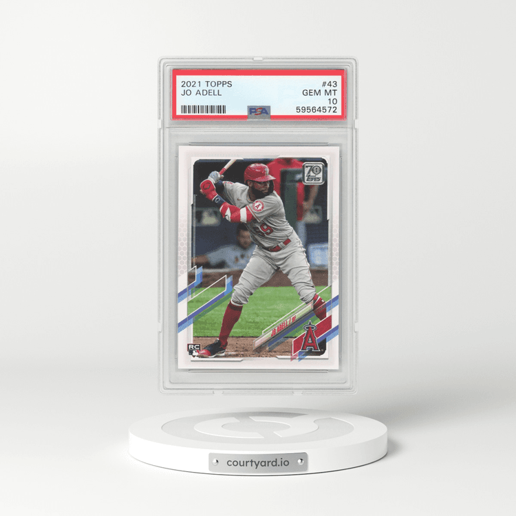 2021 Topps #43 Jo Adell (PSA 10 GEM MINT)