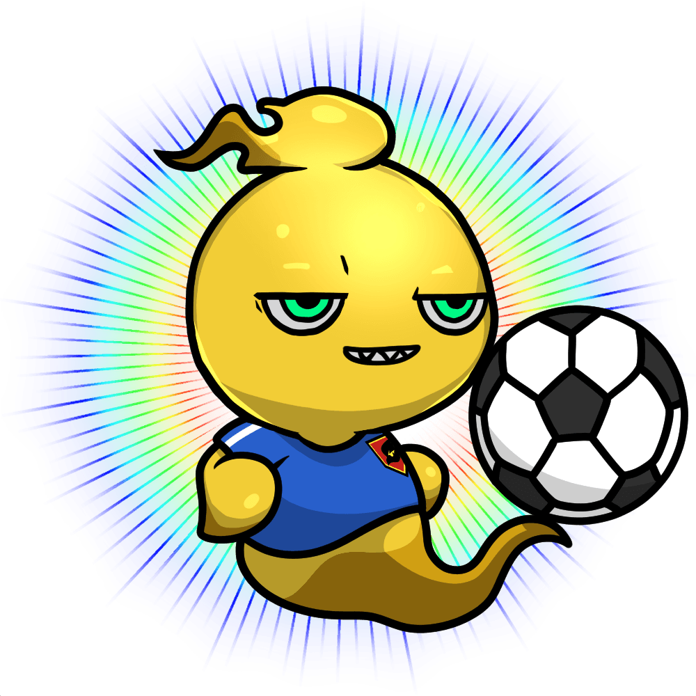 Mitama-Soccer player-Gold #01585