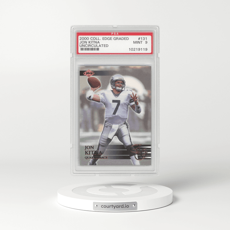 2000 Collector's Edge Graded #131 Jon Kitna - Uncirculated (PSA 9 MINT)