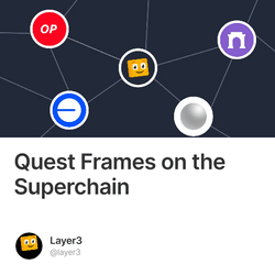 Quest Frames on the Superchain collection image