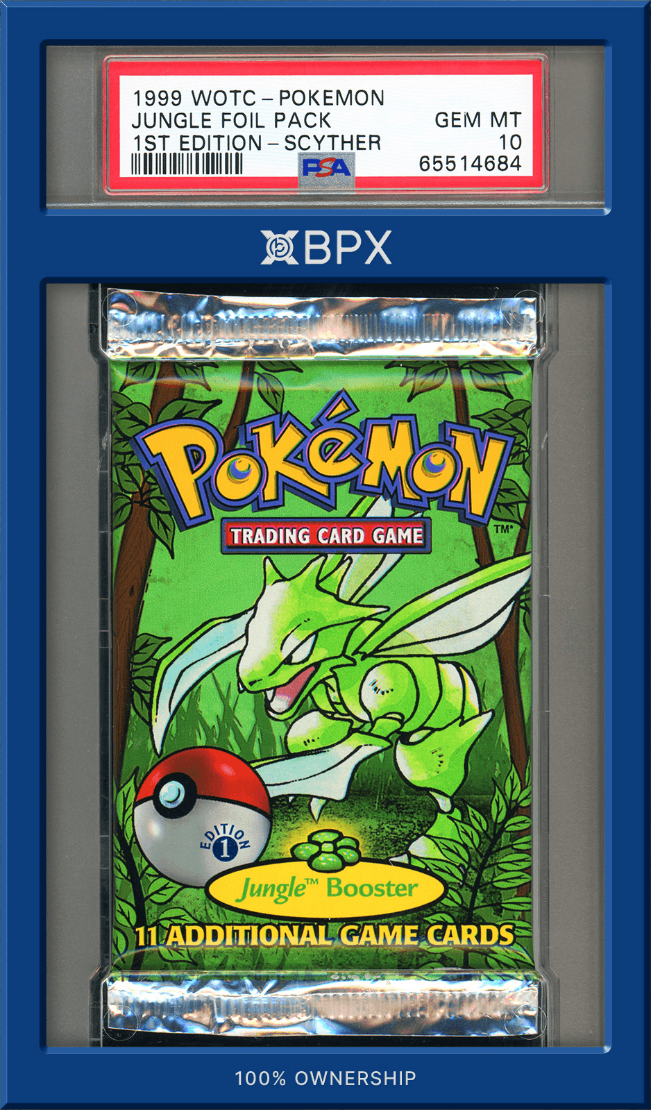 1999 Pokémon Jungle Foil Pack - PSA 10 (Cert: 65514684)