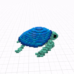 Blue Sea turtle