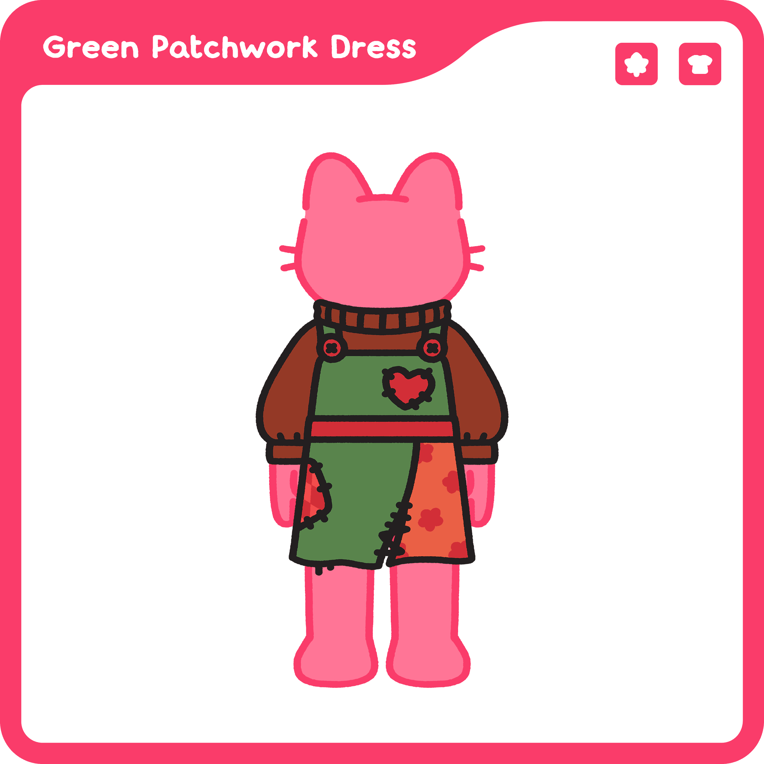 Green Patchwork Dress