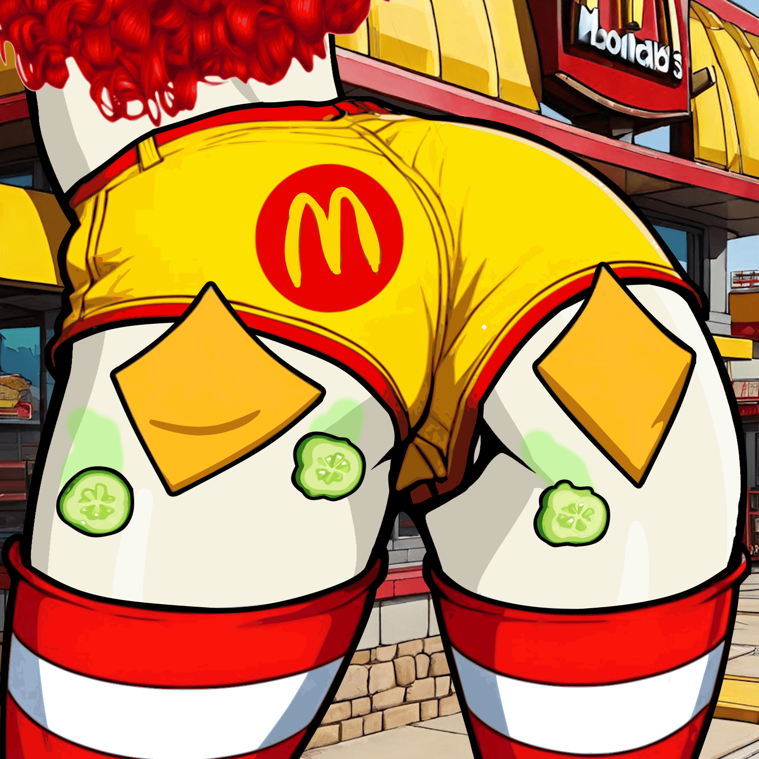 McButt with Cheese (and pickles)