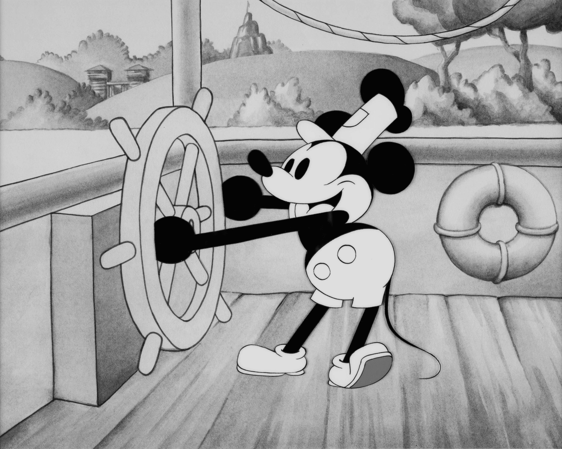 Steamboat Willie Public Domain 2024 #26/2000