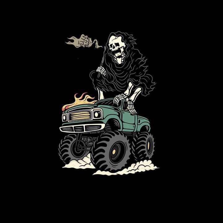 Ghost Rider - monster car | OpenSea