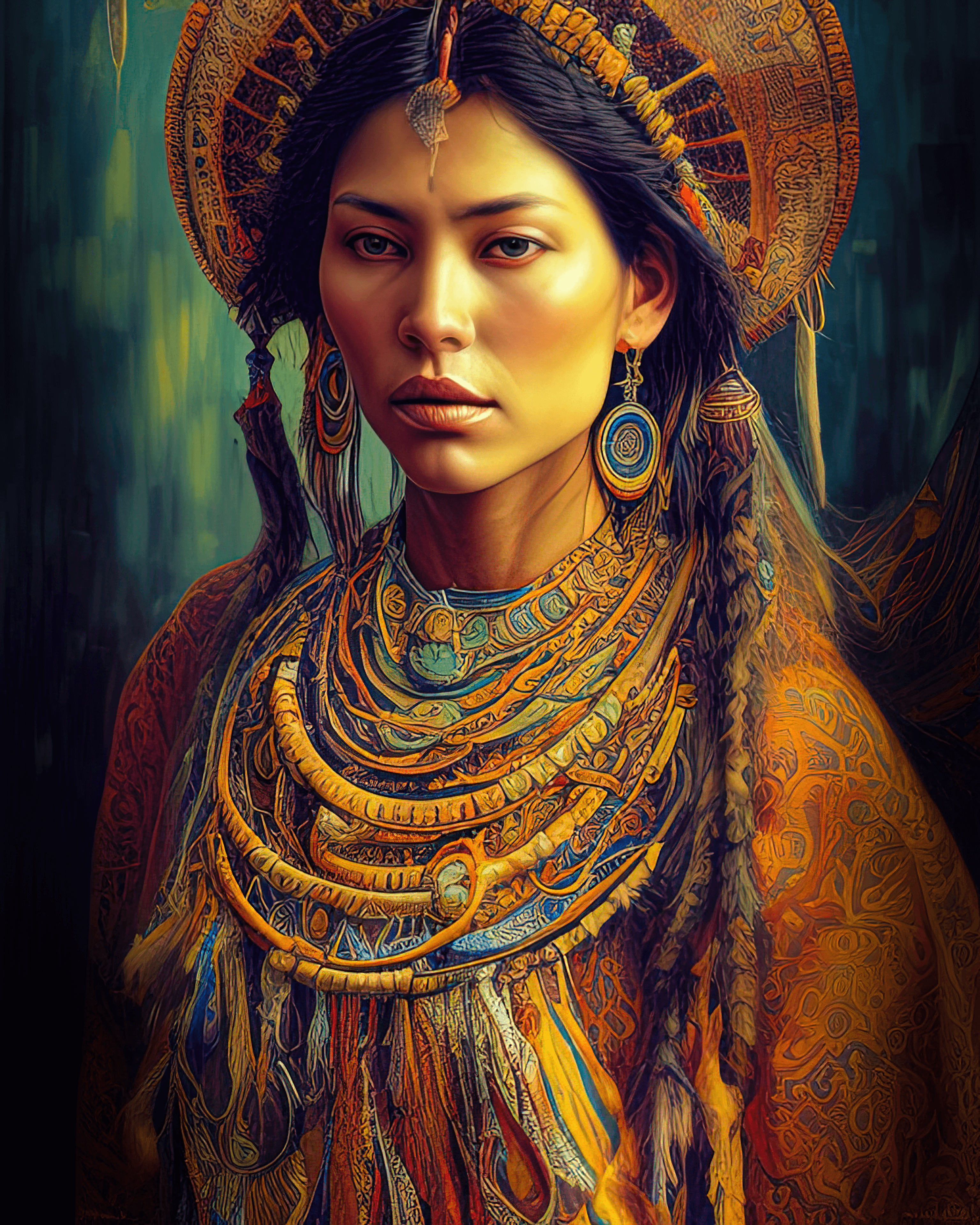 Young Shaman Woman - Altered Perception 05