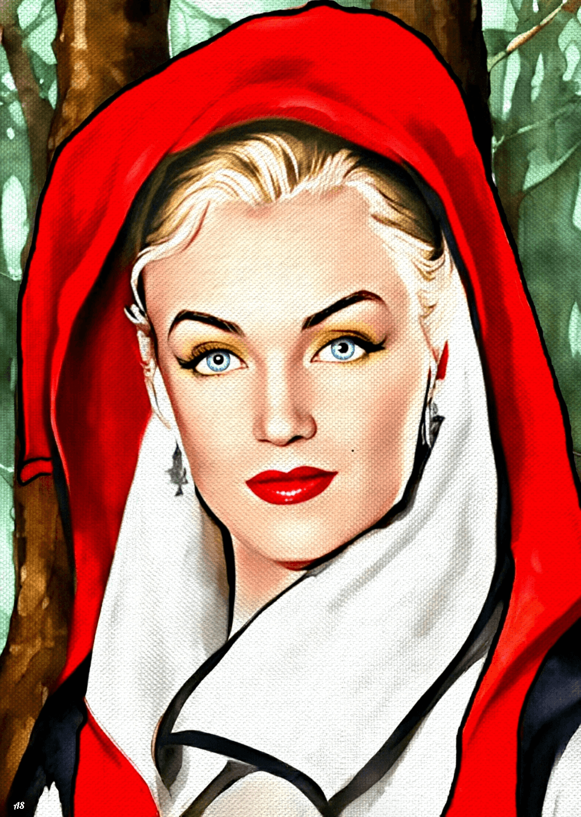 Marilyn Monroe A Star In The Forest of God PopArt ll 2023
