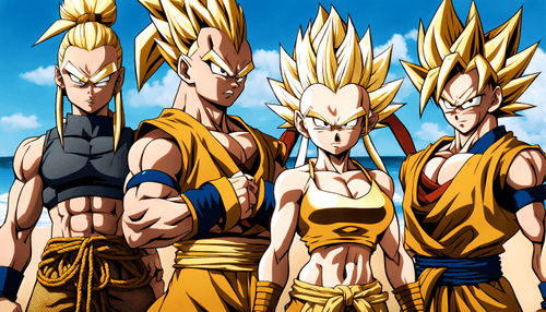 Dragonball Saiyan Fan art