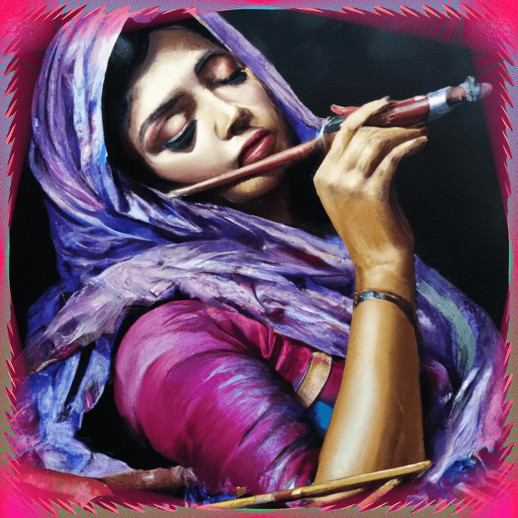 Melody in Magenta - Fine DigitAIzed Art #1042