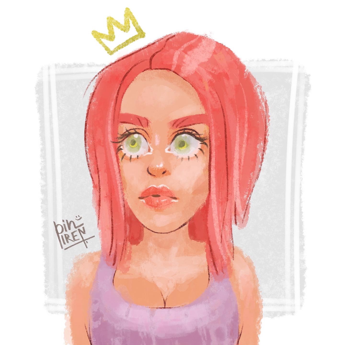 Crypto Girl with a Crown