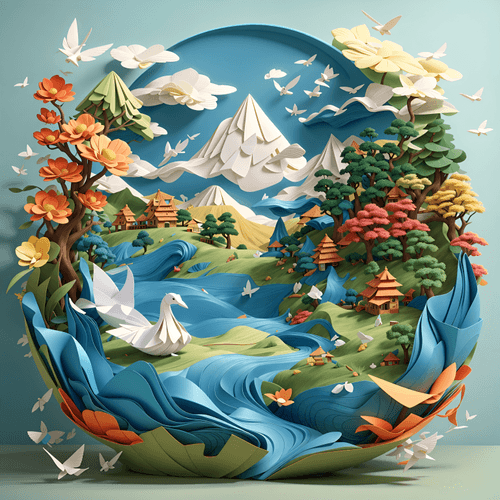 Enchanting Origami Worlds