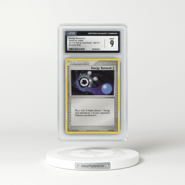 2004 EX Fire Red & Leaf Green #89/112 Energy Removal 2 - Reverse Holo (CGC 9 MINT)