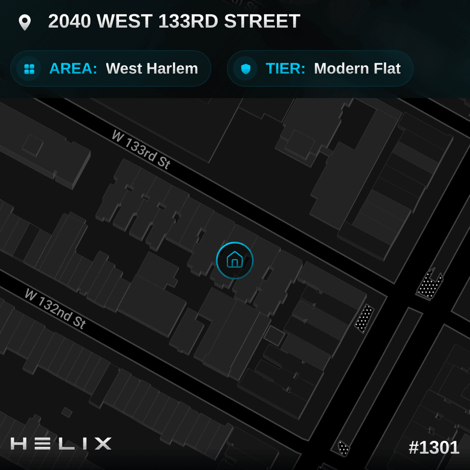 HELIX - PARALLEL CITY LAND #1301 - 2040 WEST 133RD STREET