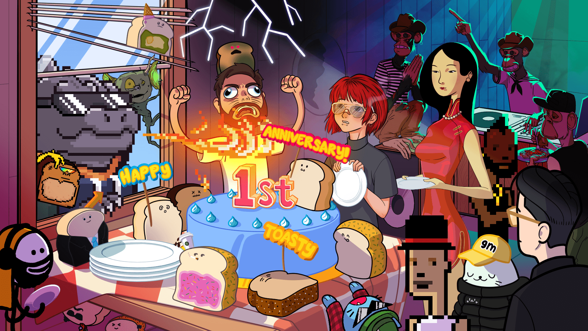 Tasty Toastys’ 1st Birthday Party!