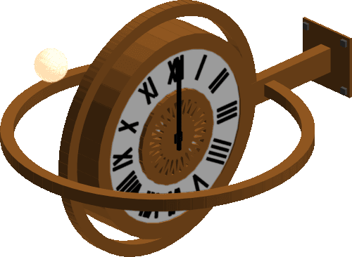 Steam Town Clock