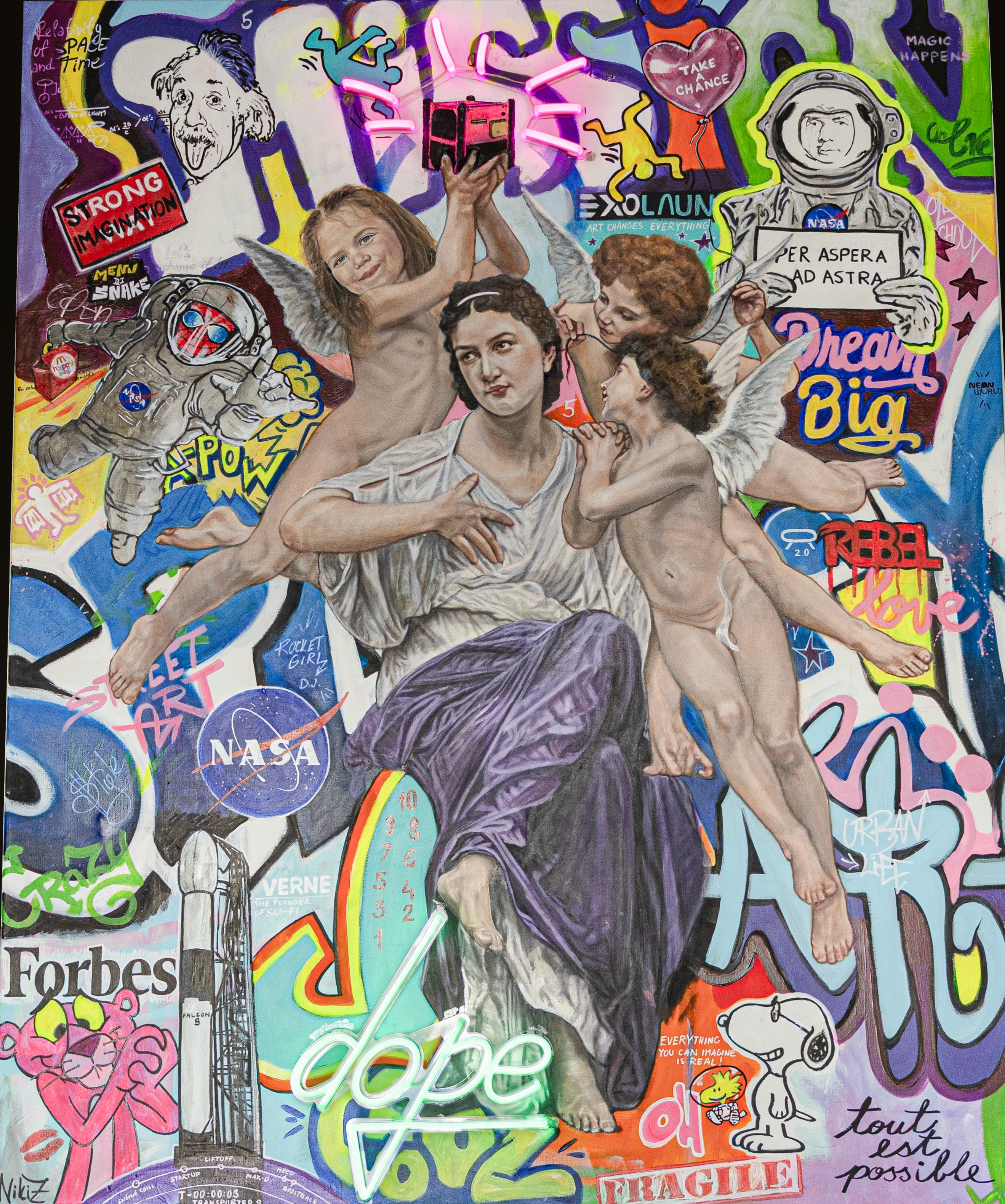The ORIGNAL ART in Space NFT