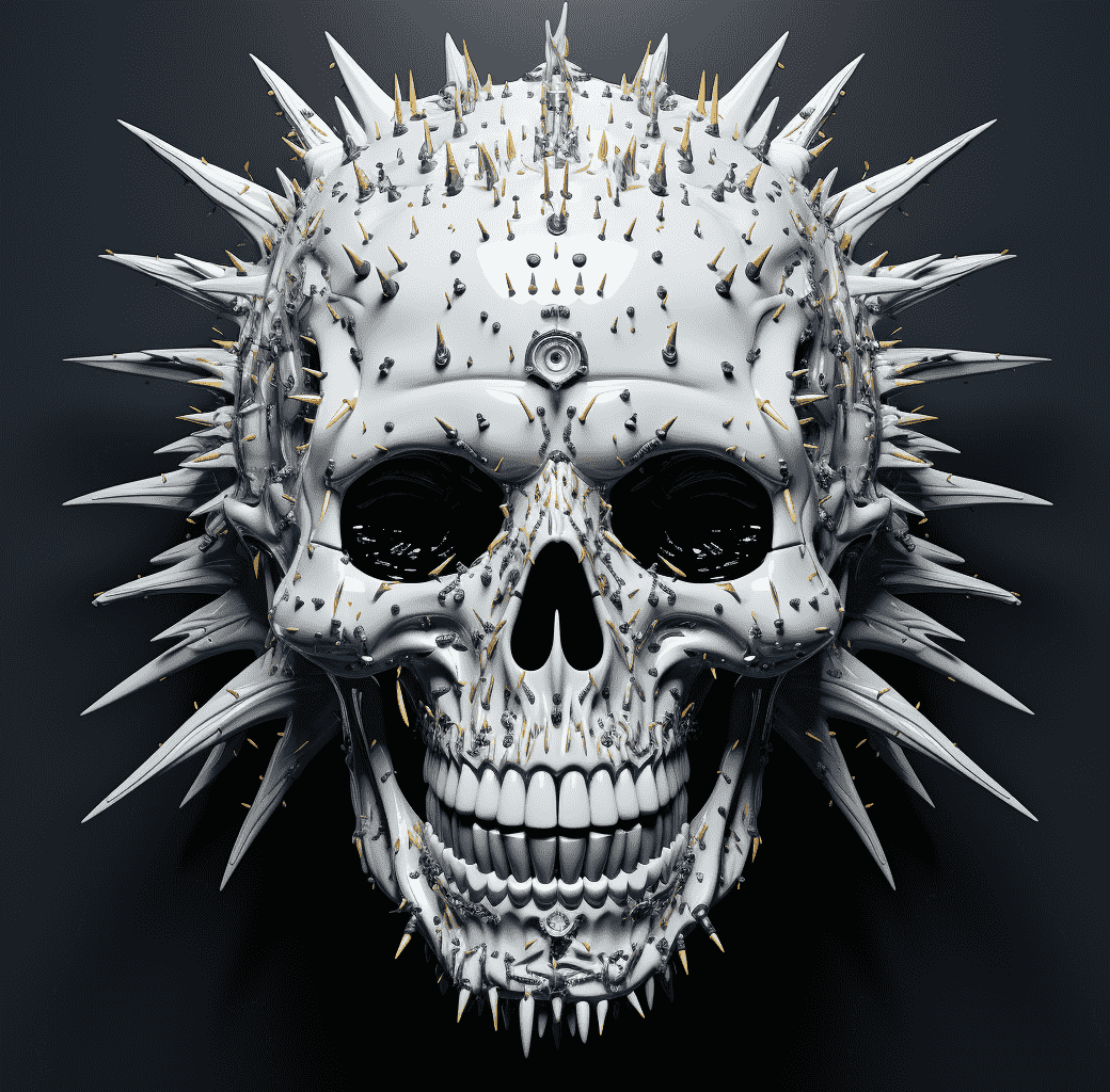 Spiked Skulls by SmokeSolid #31