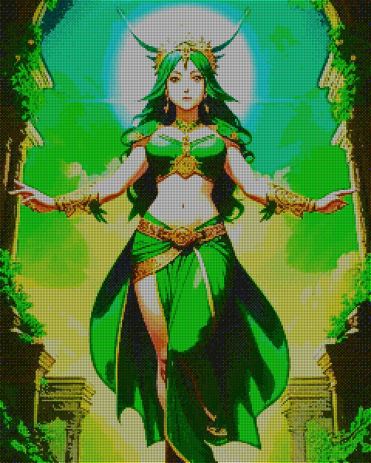 The Pixels Collections┃013:  Priestess Faith Jevra #1/50