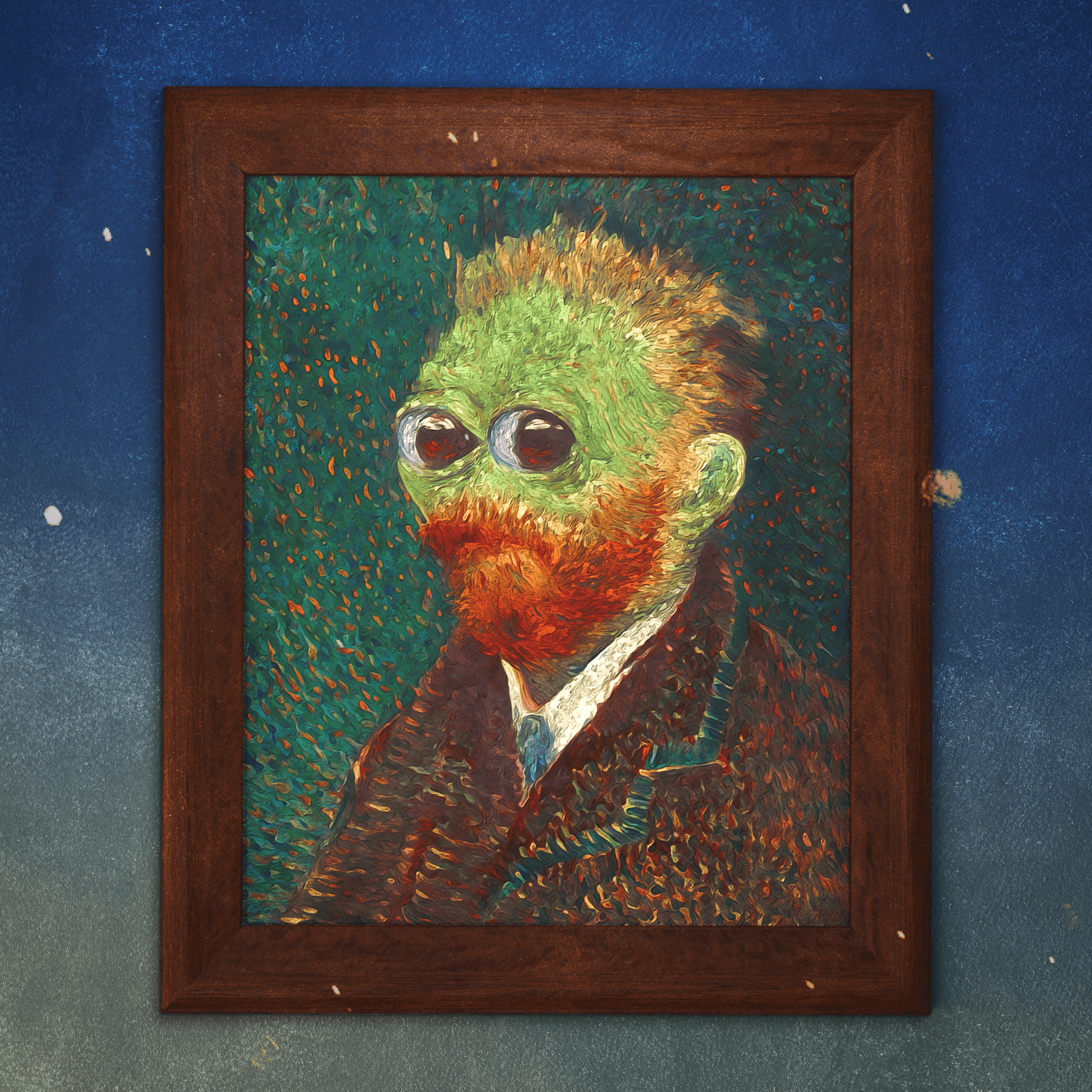 Vincent pep Gogh (Self-Portrait, 2023)