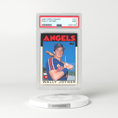 1986 Topps Traded #51T Wally Joyner (PSA 9 MINT)