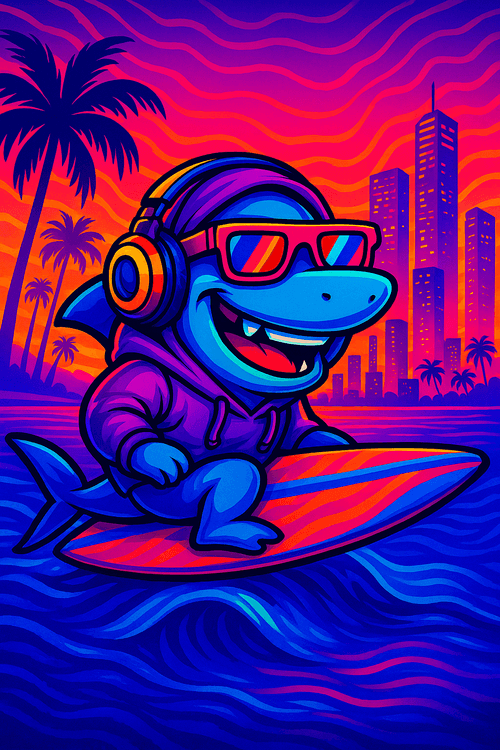 Crypto Surfer Shark Collection