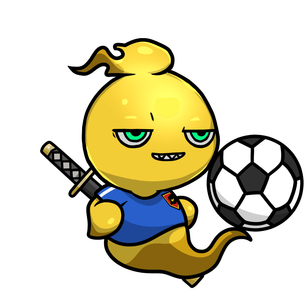 Mitama-Soccer player-Gold #10216