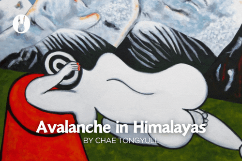 Avalanche in Himalayas by Chae Tongyull