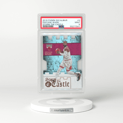 2016 Panini Excalibur Storm the Castle #3 Dwyane Wade (PSA 9 MINT)