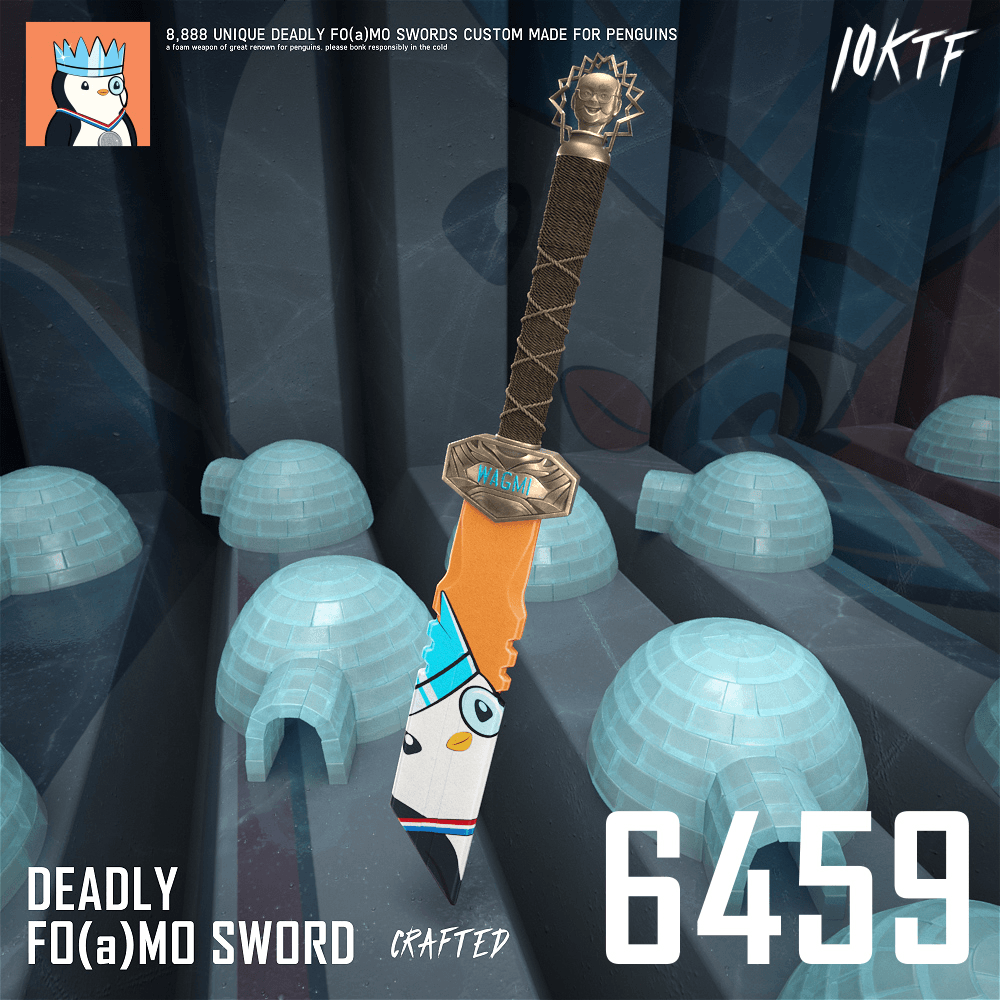 Pudgy Deadly FO(a)MO Sword #6459