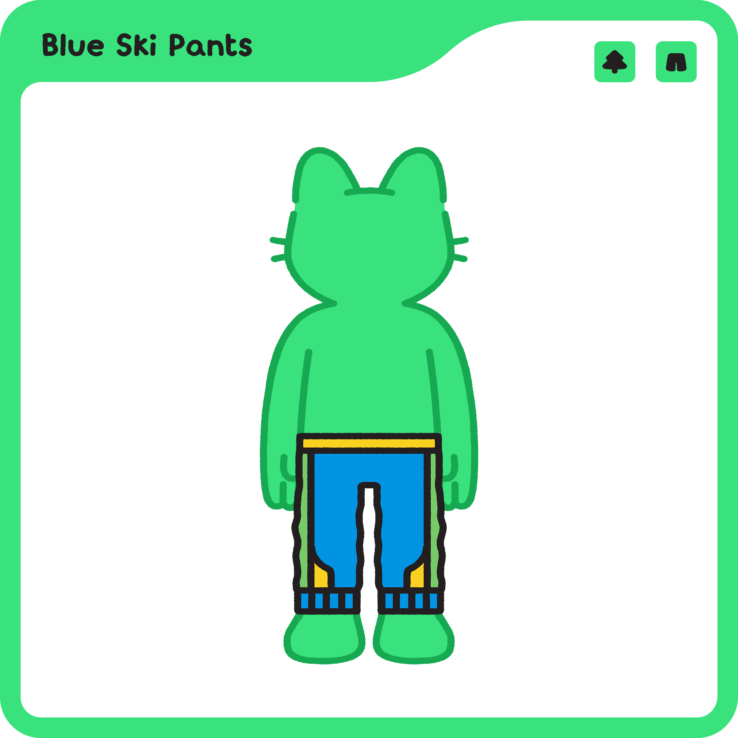 Blue Ski Pants