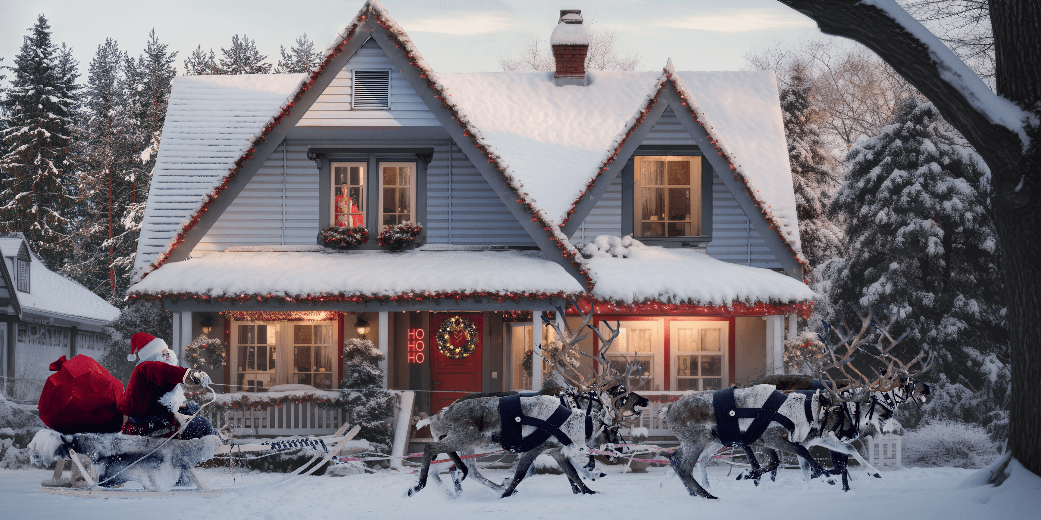 Santa's Frosty North Pole