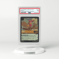 2024 Disney Lorcana EN 3-Into the Inklands #223 Piglet - Pooh Pirate Captain - Illumineer's Quest Deep Trouble (PSA 7 NM)