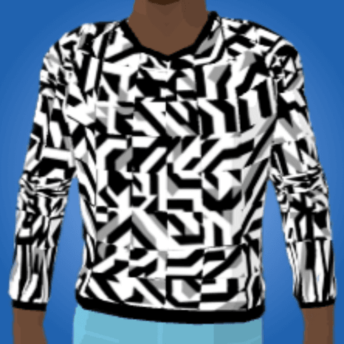 Dazzle Camo Sweater #DCLAW24