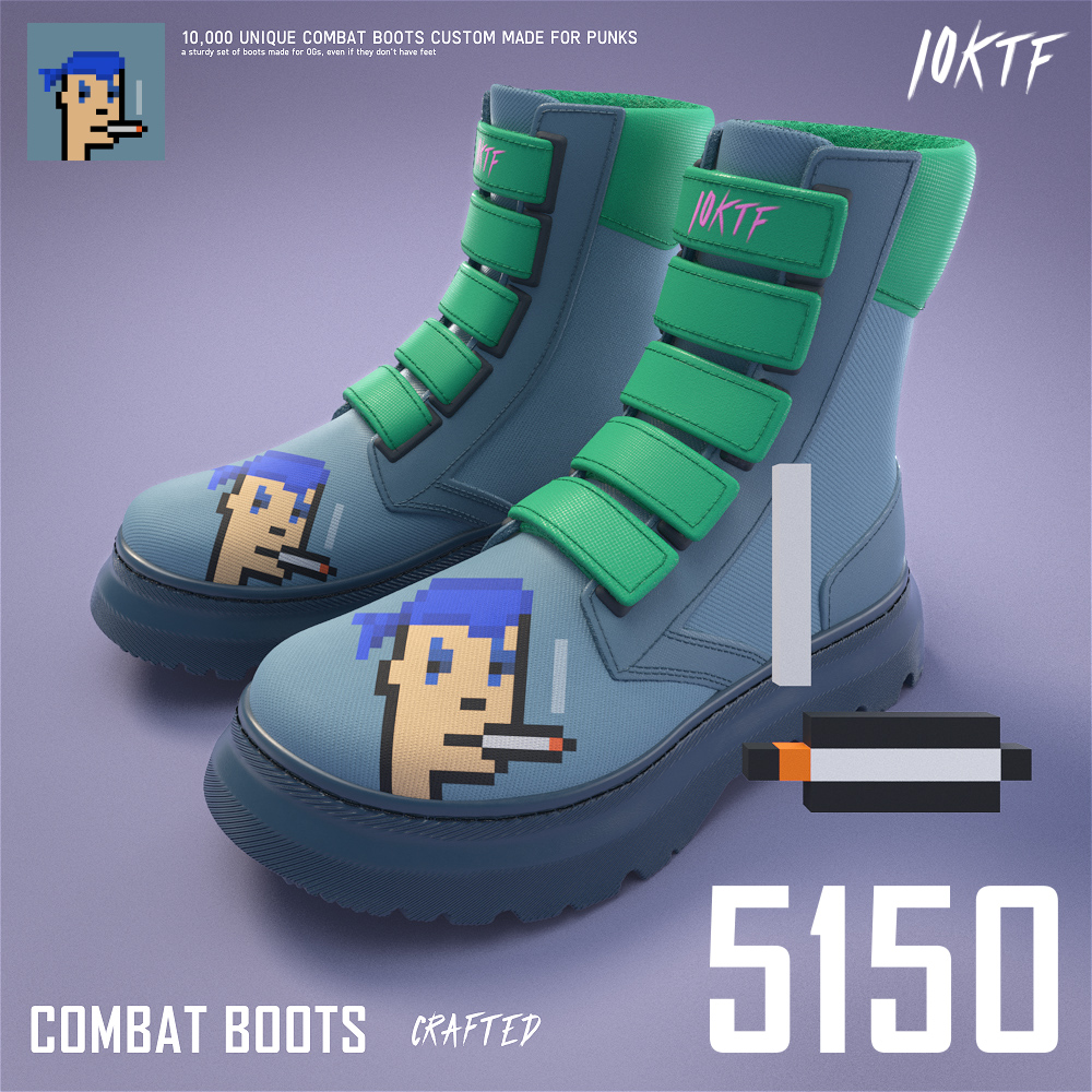 Punk Combat Boots #5150
