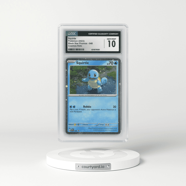2023 Black Star Promos - Scarlet & Violet SVP EN #048 Squirtle - Cosmos Holo (CGC 10 GEM MINT)