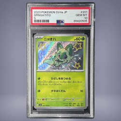 2023 Pokémon ニャオハ #201 PSA 10