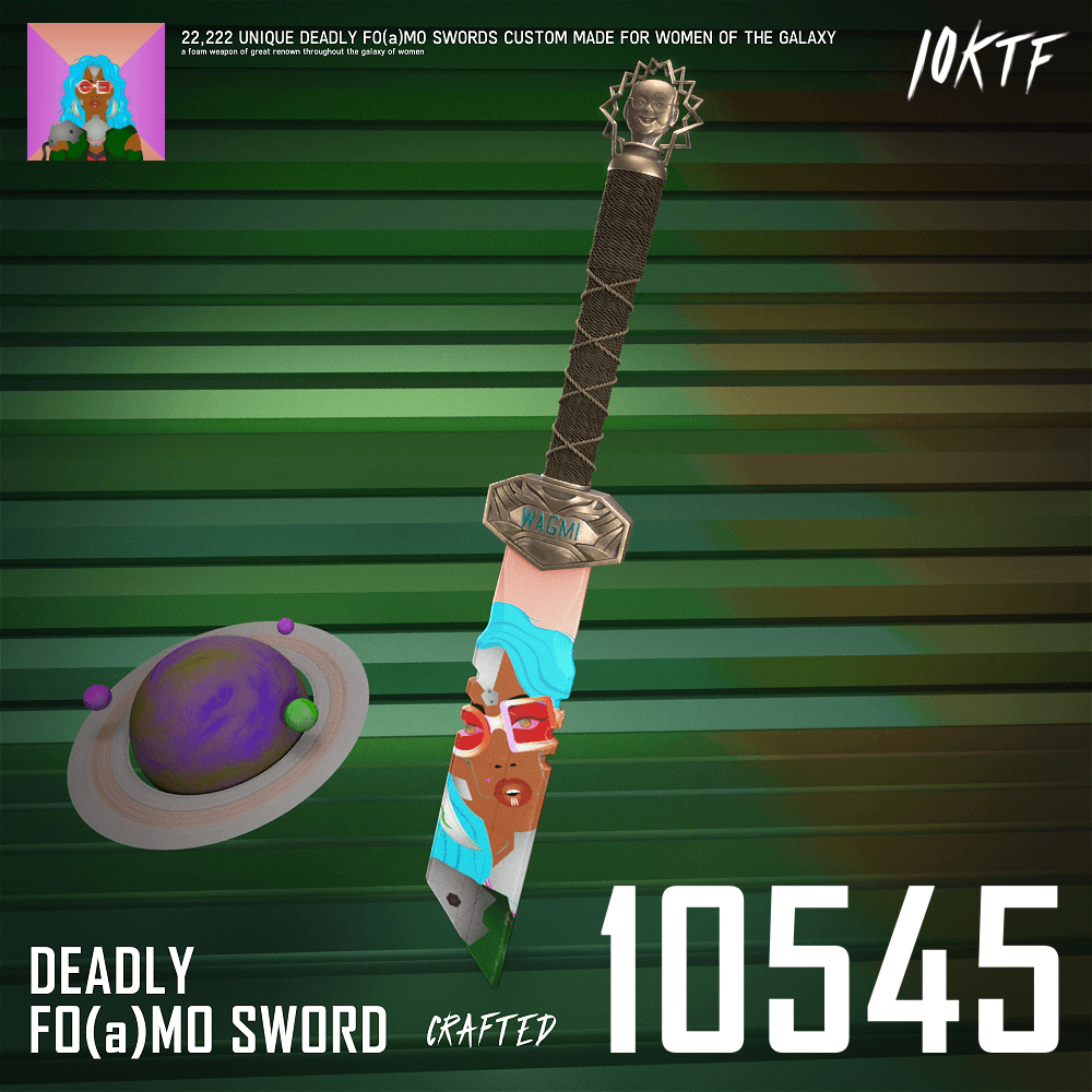 Galaxy Deadly FO(a)MO Sword #10545